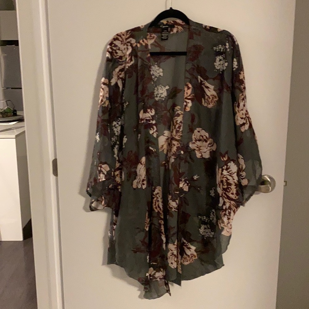 Kimono style scarf wrap